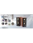 Genius тонколони Speakers 2.0 - SP-HF800BT - 20W RMS, Bluetooth 5.3, Wood