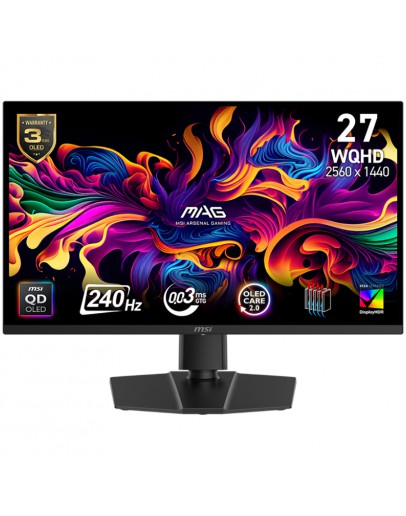 Монитор MSI MAG 271QP QD-OLED X24 Gaming Monitor, 26.5