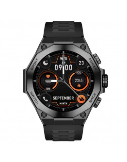 Смарт часовник Aurafit AM18, Amoled, Черен - 73129