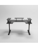 Геймърско бюро No brand P203, 5 в 1, RGB, Черен - 74004