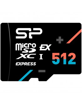 SILICON POWER, 512GB, microSD EX,512GB,UHS-I,PCIe