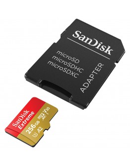 SANDISK Extreme microSDXC 256GB + SD Adapter + 1