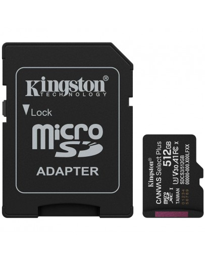 Kingston 512GB microSDXC Canvas Select Plus Gen3