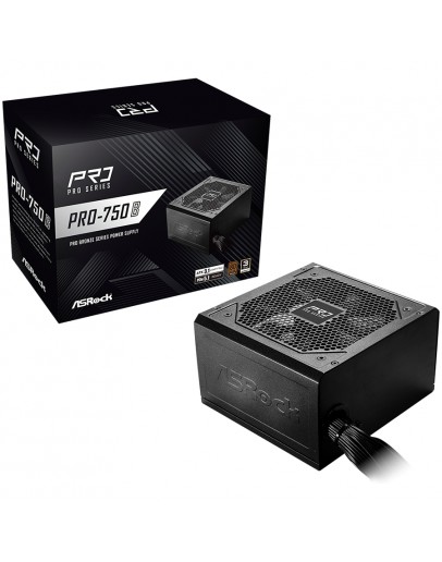Asrock PRO-750B, 750W, 80 Plus BRONZE, Non