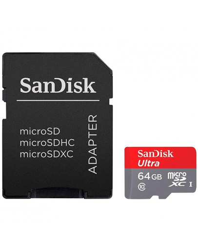 SANDISK High Endurance microSDXC 64GB + SD