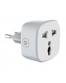 Смарт контакт LDNIO SCW1050, 220V, 10A, Wi-Fi, Tuya Smart, Бял - 40297