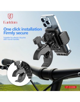 Универсална стойка за телефон, за велосипед, Earldom ET-EH286, Черен - 17898