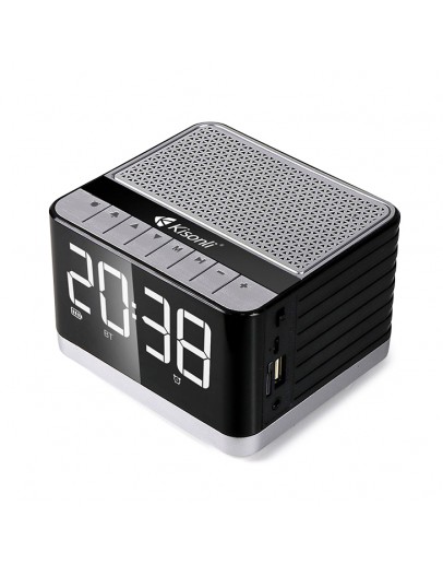 Тонколона Kisonli G8, Bluetooth, Часовник, USB, SD, FM, AUX, RGB, Различни цветове - 22281