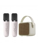 Тонколона Kisonli G23, Караоке, Bluetooth, USB, SD, AUX, RGB, Черен - 22298