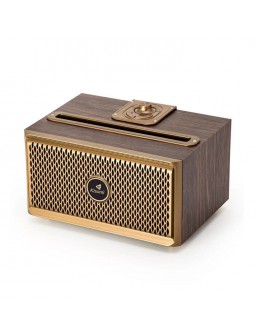 Тонколона Kisonli G1, Bluetooth, USB, SD, AUX, FM, Кафяв - 22309