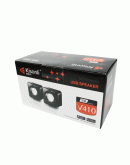 Тонколони Kisonli V410, 3W*2, USB, Черни - 22044
