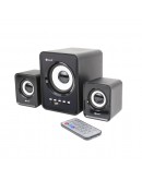 Тонколони Kisonli U-2800BT, Bluetooth, 5W+2x3W, USB, Черен - 22151