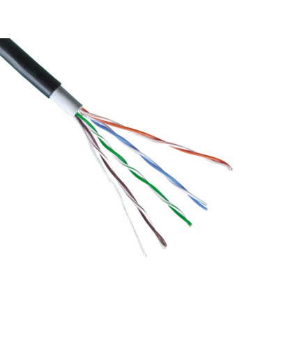 Кабел No brand OUTDOOR CAT 5 UTP, Черен, 305 m - 18407