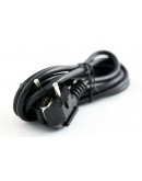 Захранващ кабел DeTech, За компютър, 1.5m, CEE 7/7 - IEC C13  - 18043 
