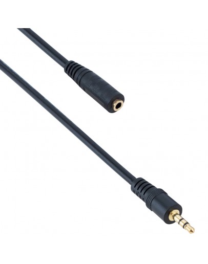 Аудио кабел DeTech M - F, 3.5мм,  5.0м - 18149