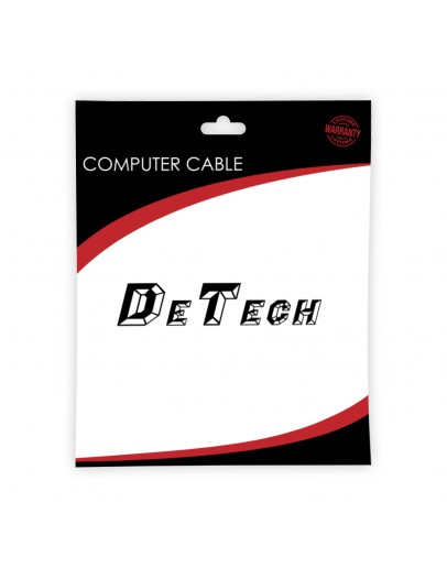 Кабел DeTech LAN-LAN, CAT 5, 1.0м -18078