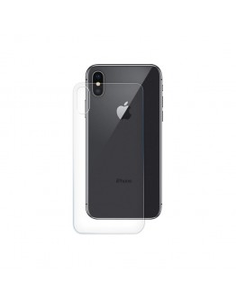 Стъклен протектор за гърба No brand,  0.15mm, за iPhone X, Прозрачен - 52453
