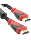 Кабел DeTech HDMI - HDMI M/М, 10m, С оплетка и ферит - 18048