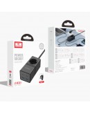 Удължител Earldom ES-SC21, 1 гнездо, CEE 7/3, 2 х USB F, 2 x USB-C, 1м., Черен - 40521