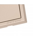 Двойна розетка за компютър DeTech DE-9227-62, RJ45, Cat5E, Мат, За вграждане, IP20, Златист - 75127