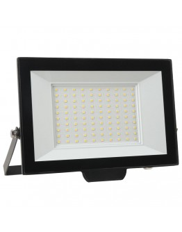 LED прожектор DeTech, 100W, 4000K, IP65, Черен - 77028