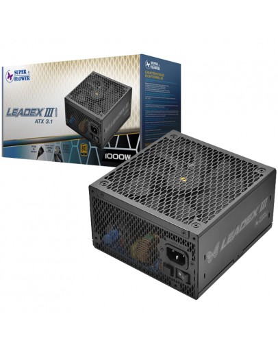 Super Flower Leadex III Gold 1000W ATX 3.1, 80