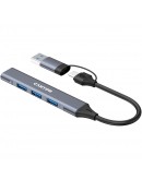 CANYON hub DS-02 4in1 USB-A/C
