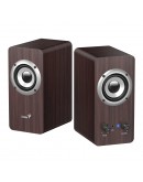 Genius тонколони Speakers 2.0 - SP-HF400 - 10W RMS, Dark Brown