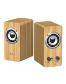 Genius тонколони Speakers 2.0 - SP-HF400 - 10W RMS, Pine Wood