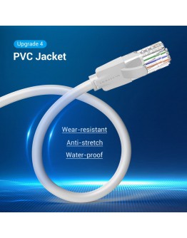 Vention Кабел LAN UTP Cat.6 Patch Cable - 0.5M Gray - IBEHD