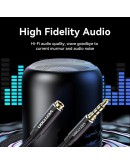 Vention Аудио Кабел Cotton Braided TRRS 3.5mm Male to 3.5mm F - 1.5m - Gold plated, Aluminum alloy - BHCBG