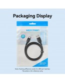 Vention Кабел USB 2.0 A Male to C Male 3A 0.25M Black - CTWBC