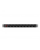 Lanberg power distribution unit (PDU) 19 1U 16A 9x