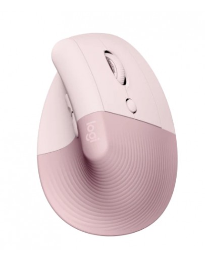 Logitech Lift Vertical Ergonomic Mouse - ROSE/DARK
