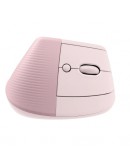 Logitech Lift Vertical Ergonomic Mouse - ROSE/DARK
