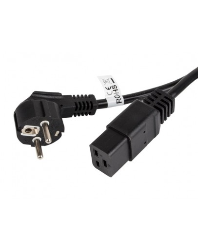 Lanberg CEE 7/7 -> IEC 320 C19 power cord 16A 1.8m