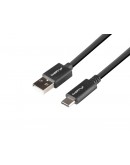 Lanberg USB-C(M) -> USB-A(M) 2.0 cable 1m QC, blac