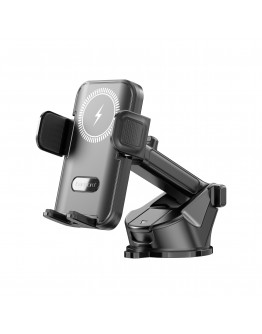 Универсална стойка за телефон, Earldom ET-WC53, Безжично зареждане, Черен - 17907