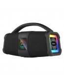 Тонколона Kisonli K3, Bluetooth, USB, SD, AUX, FM, RGB, Черен - 22293
