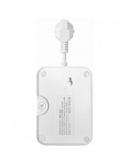 Удължител No brand, 2 гнезда, 250V, 10A, 2 x USB F, 2 x USB-C, С ключ, Бял - 17963
