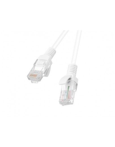 Lanberg patch cord CAT.5E 1m, white
