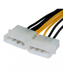 Makki Адаптер Adapter 2xMolex to 8pin PCI-E VGA - MAKKI-CE317-0.15m