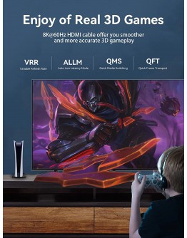 Vention Кабел HDMI v2.1 M / M 5m  - 8K Dolby Vision HDR - AANBJ