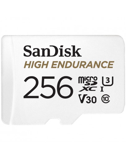 SANDISK High Endurance microSDXC 256GB + SD