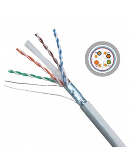 VCom Кабел FTP cable 4Pair Cat6 23AWG 305m - NC624-305