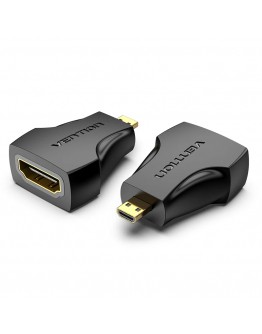 Vention Адаптер Adapter Micro HDMI M / HDMI F Black - AITB0