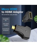 Vention Адаптер Adapter Micro HDMI M / HDMI F Black - AITB0