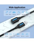 Vention Кабел USB 3.0  Extension AM / AF - 5.0M Black - CBHBJ