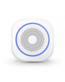 Смарт алармена система No brand PST-H3, 5в1, Wi-Fi, Tuya Smart, Бял - 91011