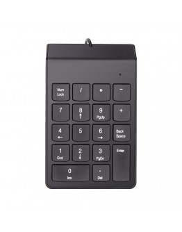 Клавиатура No brand K2, Num pad, Черен - 6185